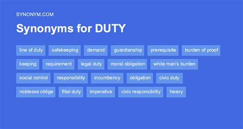 duty antonym|opposite of duty meaning.